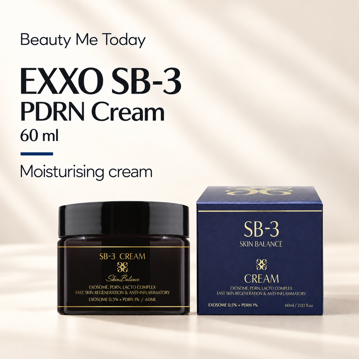 EXXO SB-3 PDRN Cream 60ml — product cover